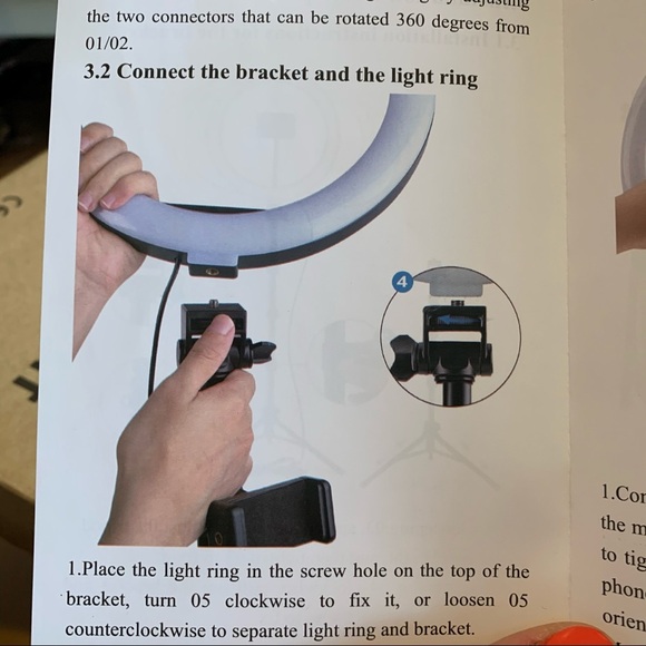 LED 10” light forPictures, Makeup, Live Streaming - Picture 13 of 13